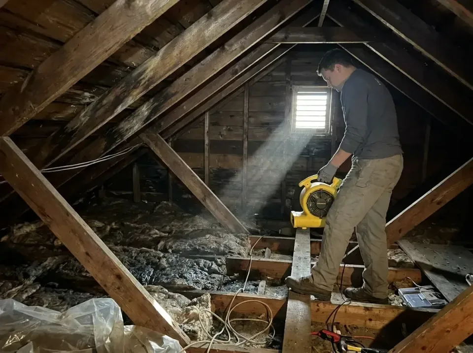 attic-water-damage-drying-proc-007 — frequently asked questions, Emergency Water Extraction & 24/7 Flood Response in Bloomsb…